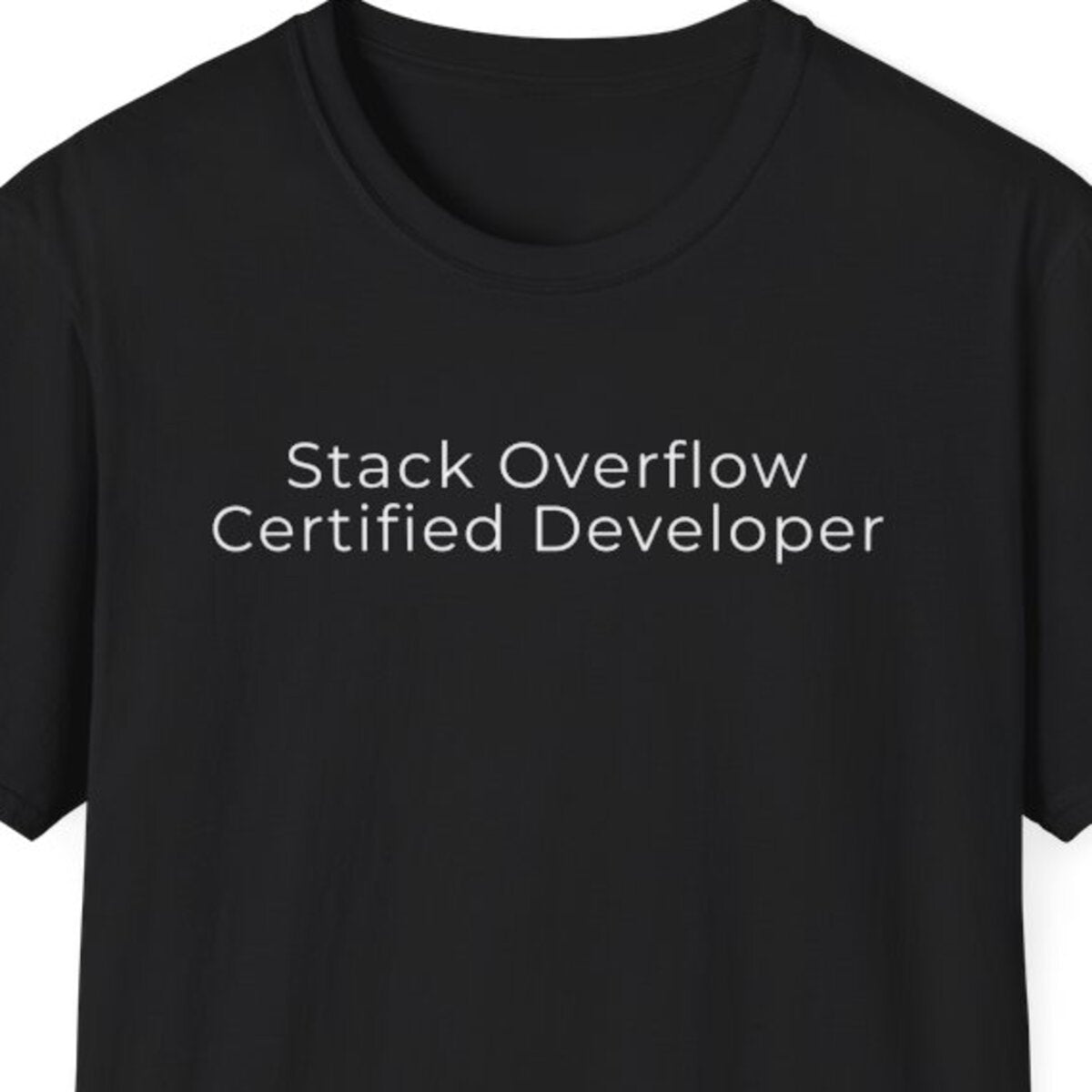 Stack Overflow Certified Developer T-Shirt