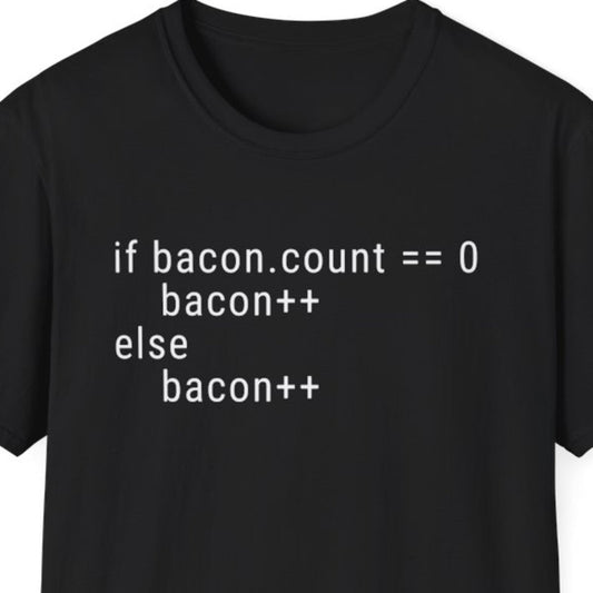 Bacon Conditional Logic T-Shirt